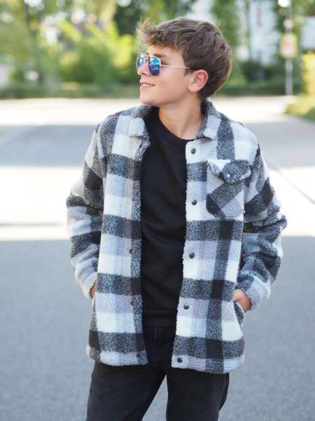 Fadenkäfer Papierschnittmuster Hemdjacke Flo Kinder